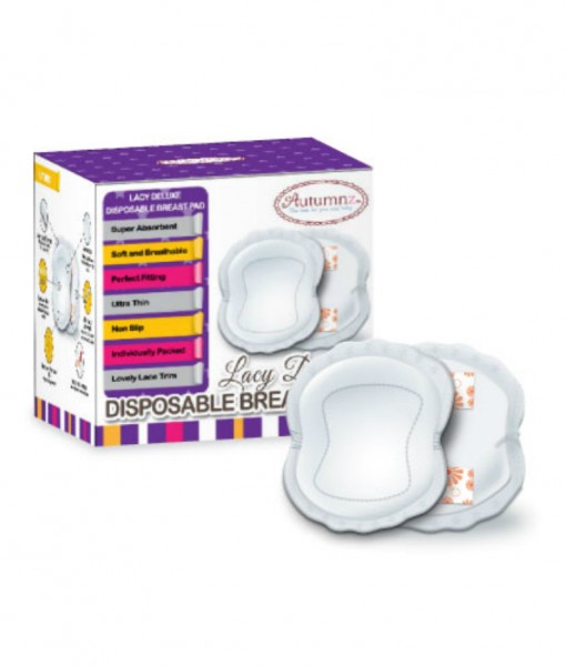 Autumnz Lacy Deluxe Disposable Breastpads